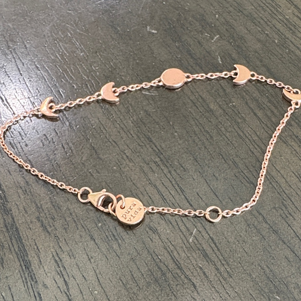 Rose Gold Sterling Silver Bracelet